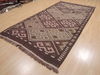 Kilim Brown Runner Flat Woven 54 X 108 Area Rug 100-110660 Thumb 2
