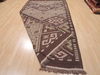 Kilim Brown Runner Flat Woven 54 X 108 Area Rug 100-110660 Thumb 5