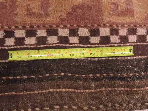 Kilim Brown Flat Woven 65 X 79 Area Rug 100-110661 Image 7