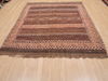 Kilim Brown Flat Woven 65 X 79 Area Rug 100-110661 Thumb 1