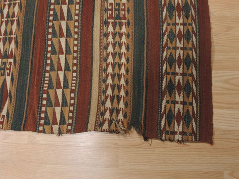 Kilim Green Flat Woven 54 X 75 Area Rug 100-110662 Image 4