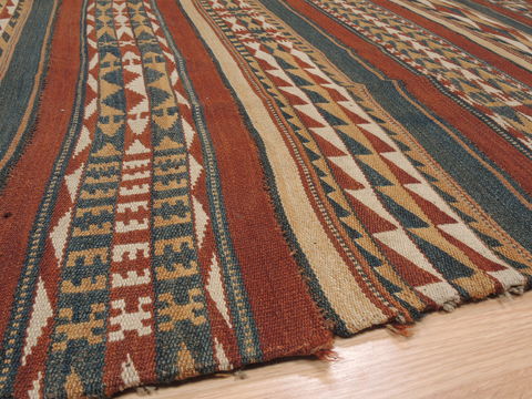 Kilim Green Flat Woven 54 X 75 Area Rug 100-110662 Image 7