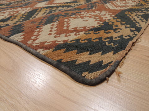 Kilim Brown Flat Woven 52 X 83 Area Rug 100-110663 Image 5