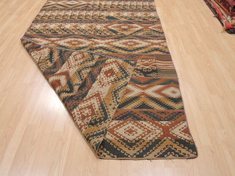 Kilim Brown Flat Woven 52 X 83 Area Rug 100-110663 Image 6