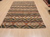 Kilim Brown Flat Woven 52 X 83  Area Rug 100-110663 Thumb 1