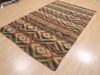 Kilim Brown Flat Woven 52 X 83  Area Rug 100-110663 Thumb 2