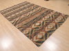 Kilim Brown Flat Woven 52 X 83  Area Rug 100-110663 Thumb 4