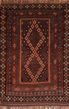 Kilim Blue Flat Woven 6'6" X 9'5"  Area Rug 100-110666