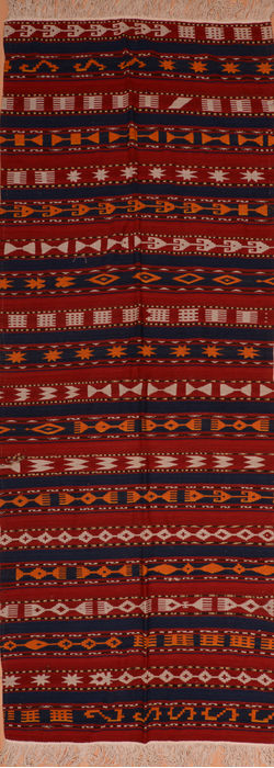 Kilim Red Runner Flat Woven 50 X 1310 Area Rug 100-110667 Image 0
