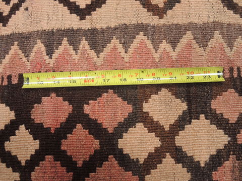 Kilim Brown Flat Woven 69 X 97 Area Rug 100-110669 Image 6