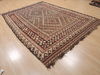Kilim Brown Flat Woven 69 X 97 Area Rug 100-110669 Thumb 3