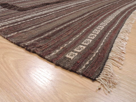 Kilim Brown Flat Woven 311 X 48 Area Rug 100-110673 Image 4