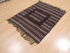 Kilim Brown Flat Woven 39 X 49 Area Rug 100-110675 Thumb 2