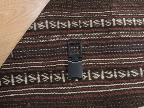 Kilim Brown Flat Woven 41 X 52 Area Rug 100-110676 Image 7