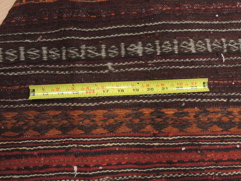 Kilim Brown Flat Woven 43 X 49 Area Rug 100-110678 Image 6