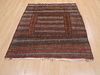 Kilim Brown Flat Woven 43 X 49 Area Rug 100-110678 Thumb 1