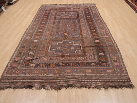 Kilim Brown Flat Woven 52 X 88 Area Rug 100-110681 Image 1