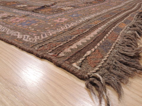Kilim Brown Flat Woven 52 X 88 Area Rug 100-110681 Image 7