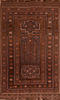 Kilim Brown Flat Woven 52 X 88  Area Rug 100-110681 Thumb 0