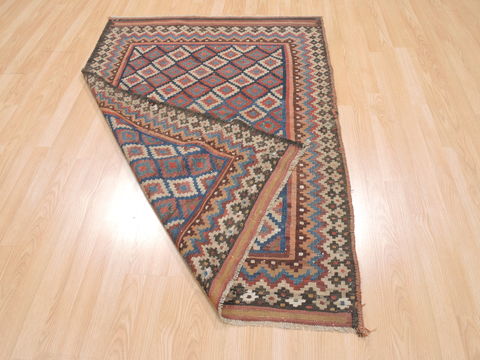 Kilim Blue Flat Woven 310 X 57 Area Rug 100-110682 Image 5