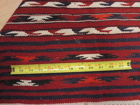 Kilim Red Flat Woven 34 X 63 Area Rug 100-110684 Image 6