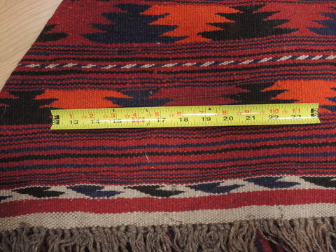Kilim Red Flat Woven 39 X 63 Area Rug 100-110687 Image 6