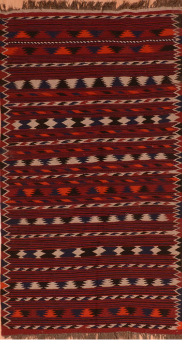 Kilim Red Flat Woven 39 X 63 Area Rug 100-110687 Image 0