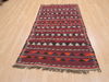 Kilim Red Flat Woven 39 X 63 Area Rug 100-110687 Thumb 1