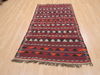 Kilim Red Flat Woven 39 X 63  Area Rug 100-110687 Thumb 1