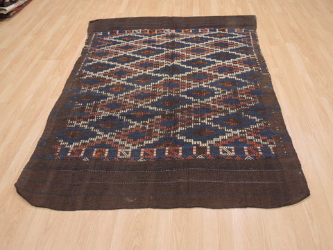 Kilim Brown Flat Woven 411 X 69 Area Rug 100-110690 Image 1