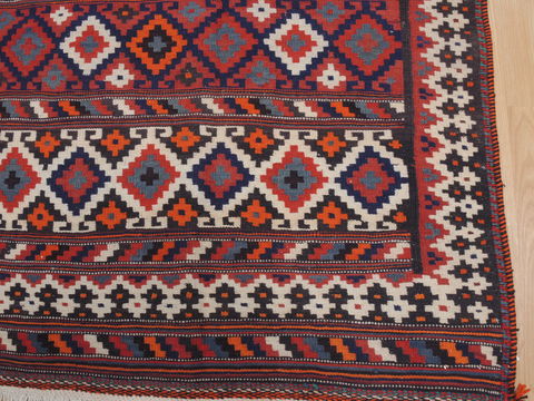 Kilim Red Flat Woven 55 X 80 Area Rug 100-110691 Image 5