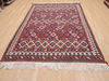 Kilim Red Flat Woven 55 X 80 Area Rug 100-110691 Thumb 1