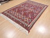 Kilim Red Flat Woven 55 X 80 Area Rug 100-110691 Thumb 2