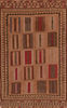 Kilim Brown Flat Woven 48 X 77 Area Rug 100-110693 Thumb 0