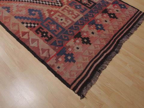 Kilim Red Runner Flat Woven 48 X 182 Area Rug 100-110694 Image 4