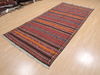 Kilim Red Runner Flat Woven 45 X 100 Area Rug 100-110696 Thumb 2
