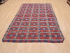 Kilim Blue Flat Woven 51 X 74 Area Rug 100-110701 Thumb 3
