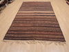 Kilim Brown Flat Woven 56 X 100  Area Rug 100-110704 Thumb 1