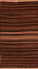 Kilim Brown Flat Woven 56 X 100  Area Rug 100-110704 Thumb 0