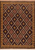 Kilim Brown Flat Woven 50 X 66  Area Rug 100-110705 Thumb 0