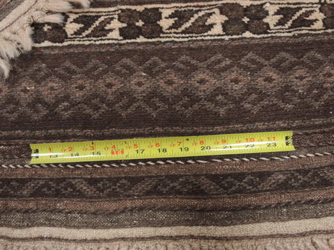 Kilim Brown Flat Woven 57 X 92 Area Rug 100-110706 Image 7