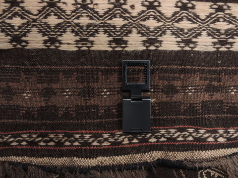Kilim Brown Flat Woven 410 X 90 Area Rug 100-110708 Image 7