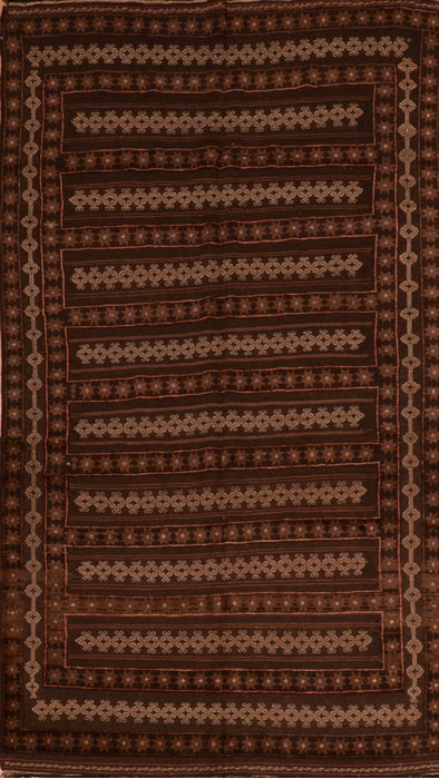 Kilim Brown Flat Woven 410 X 90 Area Rug 100-110708 Image 0