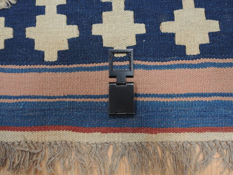 Kilim Blue Flat Woven 64 X 84 Area Rug 100-110710 Image 7