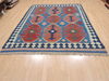 Kilim Blue Flat Woven 64 X 84 Area Rug 100-110710 Thumb 1