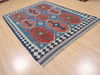 Kilim Blue Flat Woven 64 X 84 Area Rug 100-110710 Thumb 3