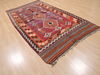 Kilim Red Flat Woven 48 X 85 Area Rug 100-110711 Thumb 3