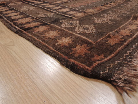 Kilim Brown Flat Woven 411 X 90 Area Rug 100-110714 Image 4