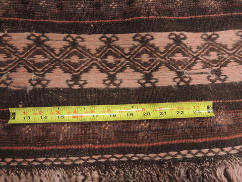 Kilim Brown Flat Woven 411 X 90 Area Rug 100-110714 Image 6