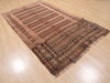 Kilim Brown Flat Woven 411 X 90  Area Rug 100-110714 Thumb 3